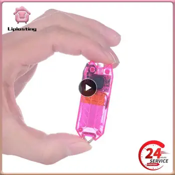 1 יח ' Mini-LED מחזיק מפתחות פנס חשמלי נייד USB טעינה נטענת 45LM 2 מצבי צינור קמפינג לילה קריאה
