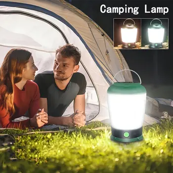 נטענת USB LED אורות קמפינג בית חיצוני נייד פנסים רב תכליתי אוהל אור פנס סוללה